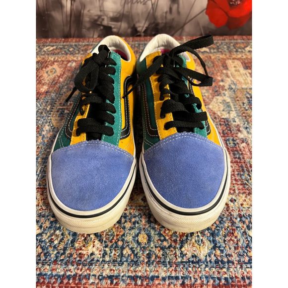 VANS Old Skool Mix & Match suede shoes. GUC. Size 6.5(M)/8(W) - Picture 3 of 11